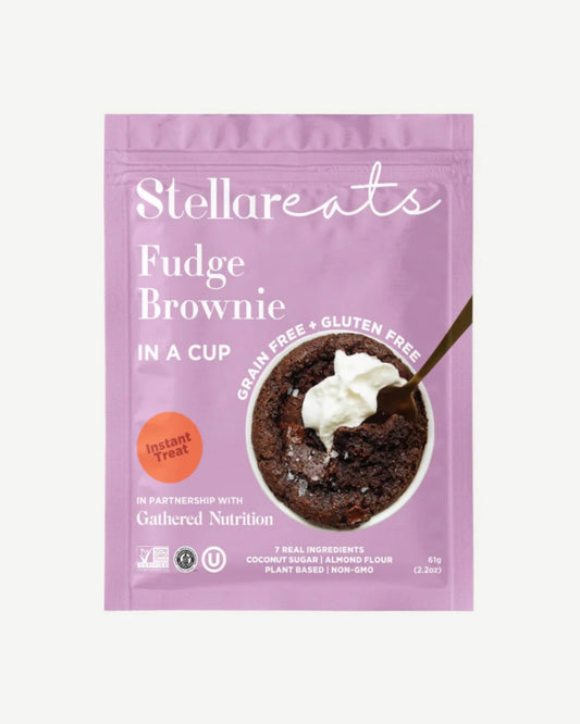 Stellar Eats - Instant Treat: Fudge Brownie In a Cup 8 x 61g