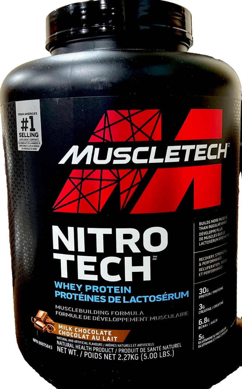 Muscle Tech Nitro Tech Whey Protein - 5lbs