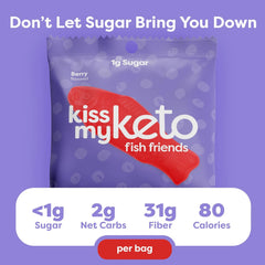 Kiss My Keto Gummies - Low Carb Candy Gummy 6x50g