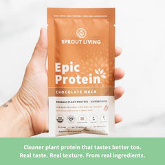 Sprout Living Epic Protein - Chocolate Maca 16x38g