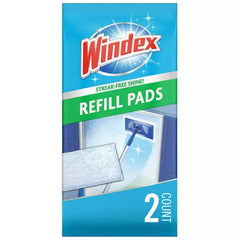 Windex Outdoor Refill Cleaning Pads Streak Free Shine 2 Count New