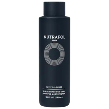 Nutrafol 2-in-1 Shampoo and Conditioner for Men with Thinning Hair, Hydrates, Boosts Visible Volume, Unclogs Follicles, Microbiome-Friendly, 8.1 Fl Oz