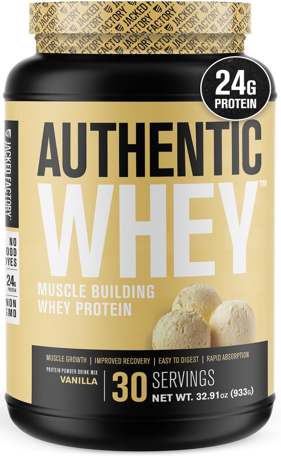 Jacked Factory Authentic Whey - 30 servings