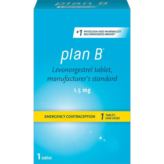 Plan B Emergency Contraception 1 Dose