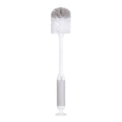 Ubbi Baby Bottle Brush Set, Bottle Brush and Nipple Brush, Baby Cleaning Essentials, Gray