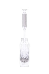 Ubbi Baby Bottle Brush Set, Bottle Brush and Nipple Brush, Baby Cleaning Essentials, Gray