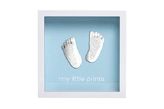 Pearhead 3D Baby Handprint or Footprint Impression Frame, Baby Girl or Baby Boy Keepsake