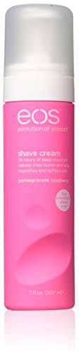 eos™ Pomegranate Raspberry Shave Cream, 207 ml | Packed with Shea Butter and Vitamins C & E | 24 hours of deep moisture - Zecoya