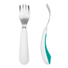 OXO Tot Training Fork/Spoon Set, Teal