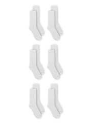 Dr. Scholl's Women's Diabetes & Circulator Socks - 4 & 6 Pair Packs - Non-Binding Comfort and Moisture Management, White 2, 8-12