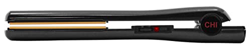 CHI Air Expert Classic Tourmaline Ceramic Flat Iron, Onyx Black, 1.43 lb, 1"