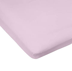 Kushies Pack N Play Playard Sheet, Soft 100% breathable cotton flannel, Made in Canada, Pink