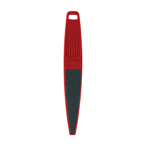 ForPro Red Panda Foot File, 60/100 Grit, Double-Sided Pedicure File for Feet and Heels, 10.5” L