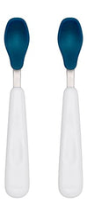 OXO Tot Feeding Spoon Set With Soft Silicone, Navy