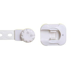 Dreambaby Twist 'N Lock Multipurpose Latch - Child Safety Locks - White - 6 Pack - Model L1435