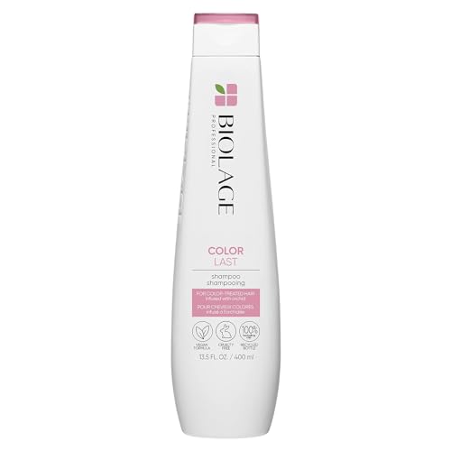 BIOLAGE ColorLast Shampoo , Shampoo for Colored-Treated Hair , Helps Maintain Color Depth, Tone & Hair Shine , Paraben-Free Shampoo , 400 millilitres