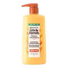 Garnier Repairing Conditioner, With Acacia Honey and Beeswax, Repairs Split Ends and Breakage, Nourishes Hair, Strengthens and Protects, For Damaged Hair, Paraben-Free, Whole Blends Honey Treasures, 1180ml