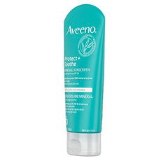 Aveeno Protect + Soothe Sensitive Skin Mineral Sunscreen SPF 30, 88mL, 0.012 cubic_feet