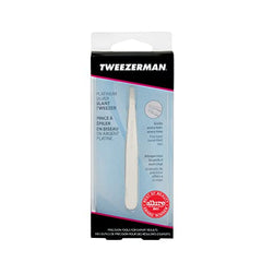 Tweezerman Slant Tweezer (Platinum Silver), 1 Count