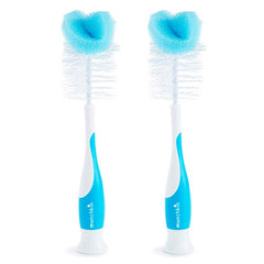 Sponge Bottle Brush, 2 Pack, Blue