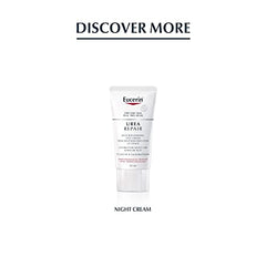 EUCERIN Urea Repair Replenishing Day Face Cream for Dry to Very Dry Skin | Face, 50mL | 5% Urea Cream | Lactate Cream | Fragrance-free Cream | Non-Greasy Cream | Recommended Brand by Dermatologists