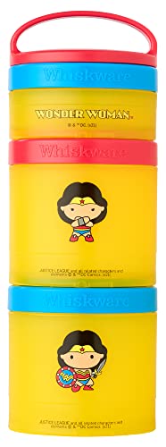 Whiskware Container Stackable Snack, 2 1/3 Cup, Wonder Woman Character