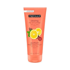 Freeman Sweet Tea & Lemon Peel-Off Clay Facial Mask, Skin Clearing, 1 Count, 6 fl oz/175 mL Tube