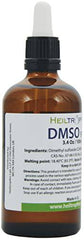 Low odor DMSO - Dimethyl sulfoxide liquid (3.4 Oz - 100ml), Pharmaceutical grade, High purity, Heiltropfen