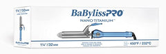 Babyliss Pro BABNT125S Professional Nano Titanium Spring Curling Iron, 1 1/4 Inches