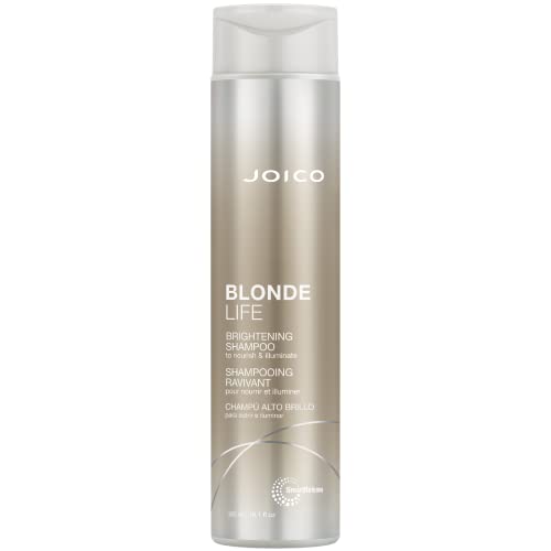 Joico Blonde Life Brightening Blonde Shampoo, Neutralizes Brassy Tones, Protect and Strengthen Bleached Hair, Anti Frizz with Coconut Oil, Sulfate Free