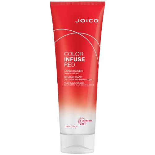 Joico Color Infuse Red Shampoo or Conditioner, Detangle and Tone Ginger Coloured Hair, Anti Frizz, Sulfate Free