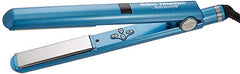 BaBylissPRO Nano Titanium and Ceramic I-Style Dual Voltage,1 inch Flat Iron, Blue