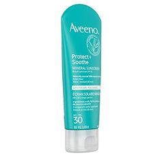 Aveeno Protect + Soothe Sensitive Skin Mineral Sunscreen SPF 30, 88mL, 0.012 cubic_feet