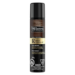 TRESemmé Root Touch-Up Hair Spray conceals greys in seconds for dark brown hair temporary hair colour in an aerosol spray 70.8 g