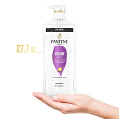 PANTENE PRO-V Volume & Fullness Shampoo 27.7 oz/ 820 mL + Conditioner 25.1 oz/745 mL + Rescue Shot 0.5 oz/15 mL