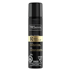 TRESemmé Root Touch-Up Hair Spray conceals greys in seconds for black hair temporary hair color in an aerosol spray 70.8 g