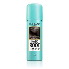 L'Oreal Paris Magic Root Cover Up Temporary Hair Color, Dark Brown, Instant Root Concealer Spray, Hair Dye, 57g