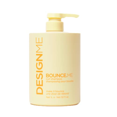 DESIGNME BOUNCE.ME Curl Shampoo with Argan Oil and Anti-frizz formula | Extra Nourishment and Protection | Provides Moisture Curl and Shine for Curly Hair, 1L