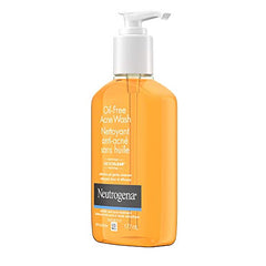 Neutrogena Oil-Free Acne Face Wash with Salicylic Acid, Non Comedogenic Facial Cleanser, 177 mL