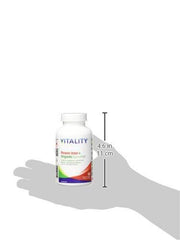 VITALITY Power Iron + Organic Spirulina 60 Veg Capsules (60 Days) - Boosts Energy with Iron Bisglycinate, Vitamin B12, Folic Acid, Vitamin C to Build Blood, Boost Energy