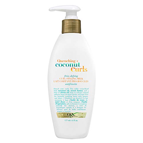 OGX Quenching + coconut curls Frizz Defying Curl Styling Milk, 177 ml.