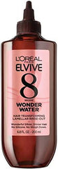 L’Oreal Paris Elvive 8 Second Wonder Water Lamellar, Rinse out Moisturizing Hair Treatment for Silky, Shiny Looking Hair, 6.8 FL; Oz