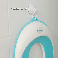 Dreambaby EZY-Potty Toilet Seat Topper - Toddler Potty Training Toilet Seat Attachment - Non-Slip and Great for Travel, Aqua