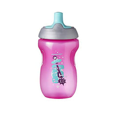 Tommee Tippee Sportee Toddler Sippy Cup - 12+ Months, 10oz, 3ct, Girl, Pink