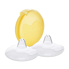 Medela Contact Nipple Shield for Breastfeeding, 20mm Nippleshield, For Latch Difficulties or Flat or Inverted Nipples, 2 Count with Carrying Case, Made Without BPA