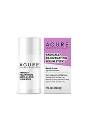 ACURE Radically Rejuvenating Serum Stick | 100% Vegan | Provides Anti-Aging Support | Marula, Rose Oil & Avocado Oil - Hydrates & Rejuvenates | 1 Oz