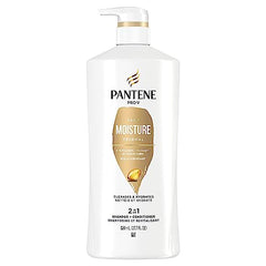 PANTENE PRO-V Daily Moisture Renewal 2 in 1 Shampoo + Conditioner, 27.7 oz/820 mL