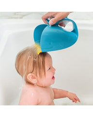 Skip Hop Baby Bath Rinse Cup, Moby Tear-free Waterfall Rinser, Blue