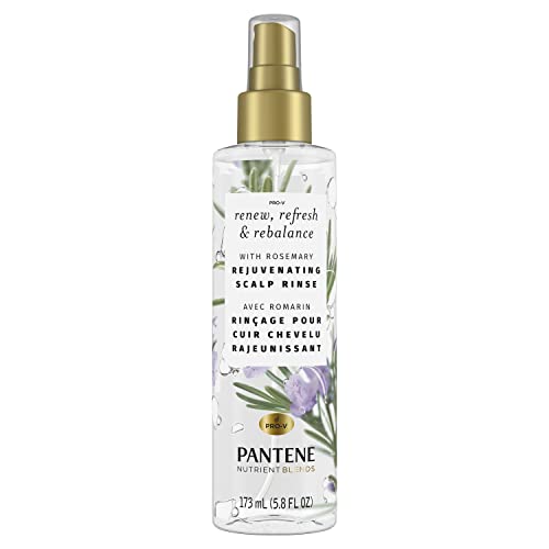 PANTENE NUTRIENT BLENDS Rosemary Rejuvenating Scalp Rinse, 5.8 fl oz/173 mL