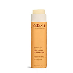 ATTITUDE Oceanly Face Cream Bar, EWG Verified, Plastic-free, Plant & Mineral-Based Ingredients, Vegan & Cruelty-free Beauty Products, PHYTO GLOW, Unscented, 30 grams